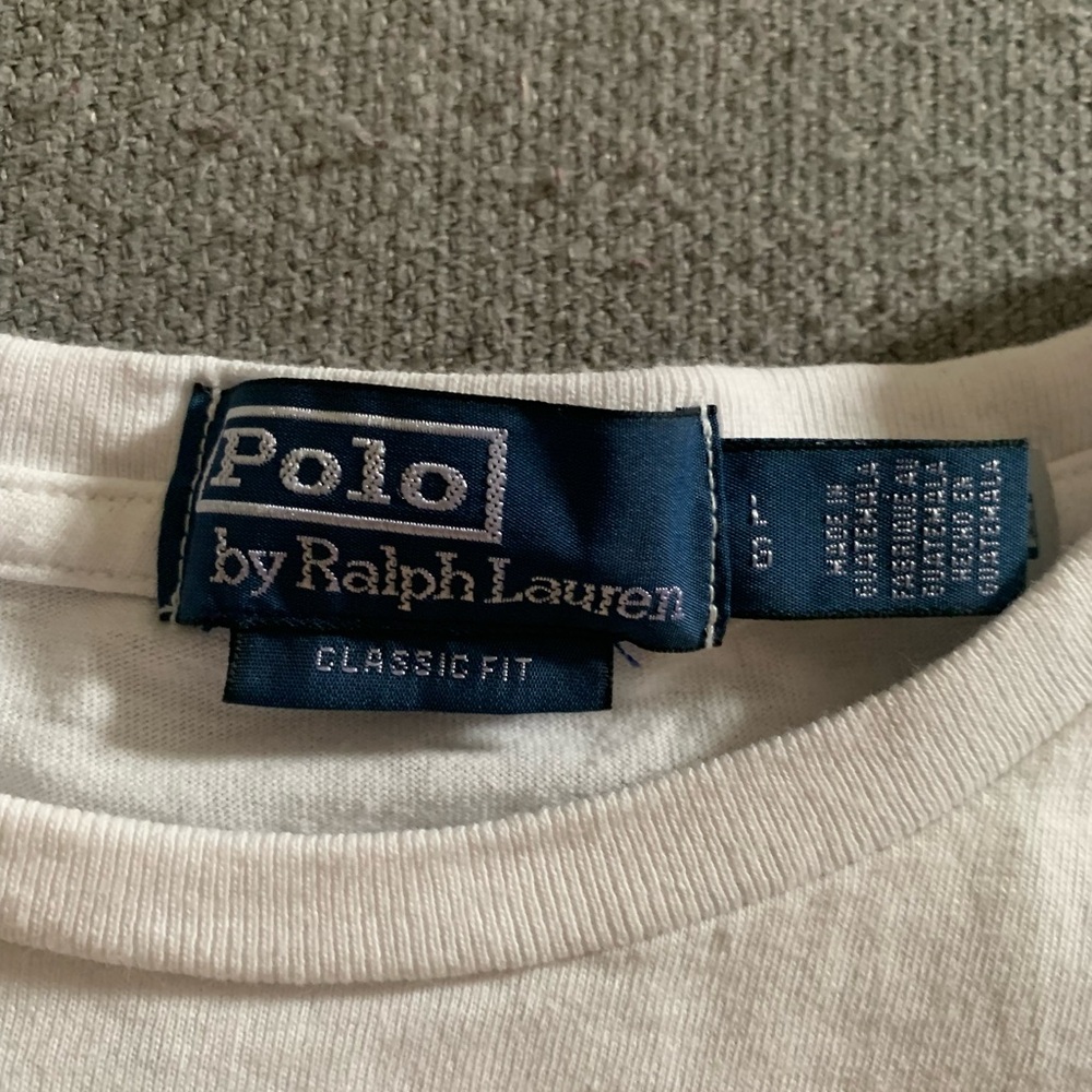 Polo by Ralph Lauren White Marine Academy Tee - Picture 2 of 5